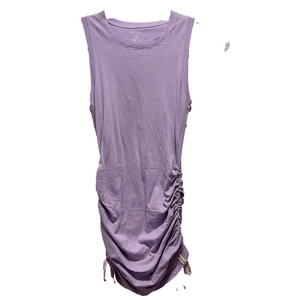 Kaveah Lilac Side-Ruched Sleeveless Dress - Size S (8-10)